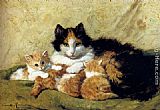 Henriette Ronner-Knip A Proud Mother painting